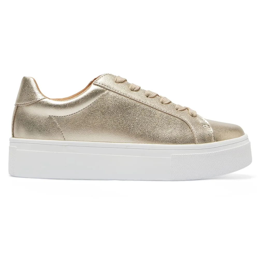 Frenzy Sneaker in Soft Gold