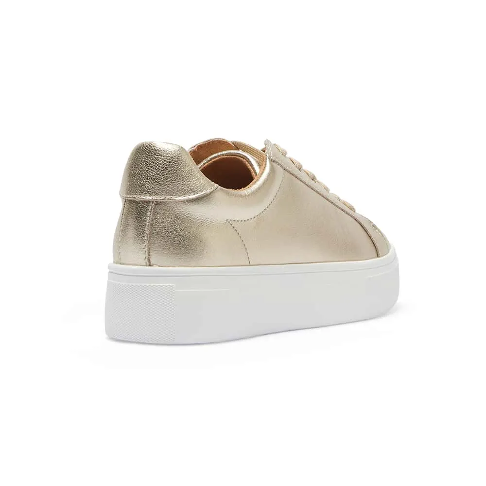 Frenzy Sneaker in Soft Gold