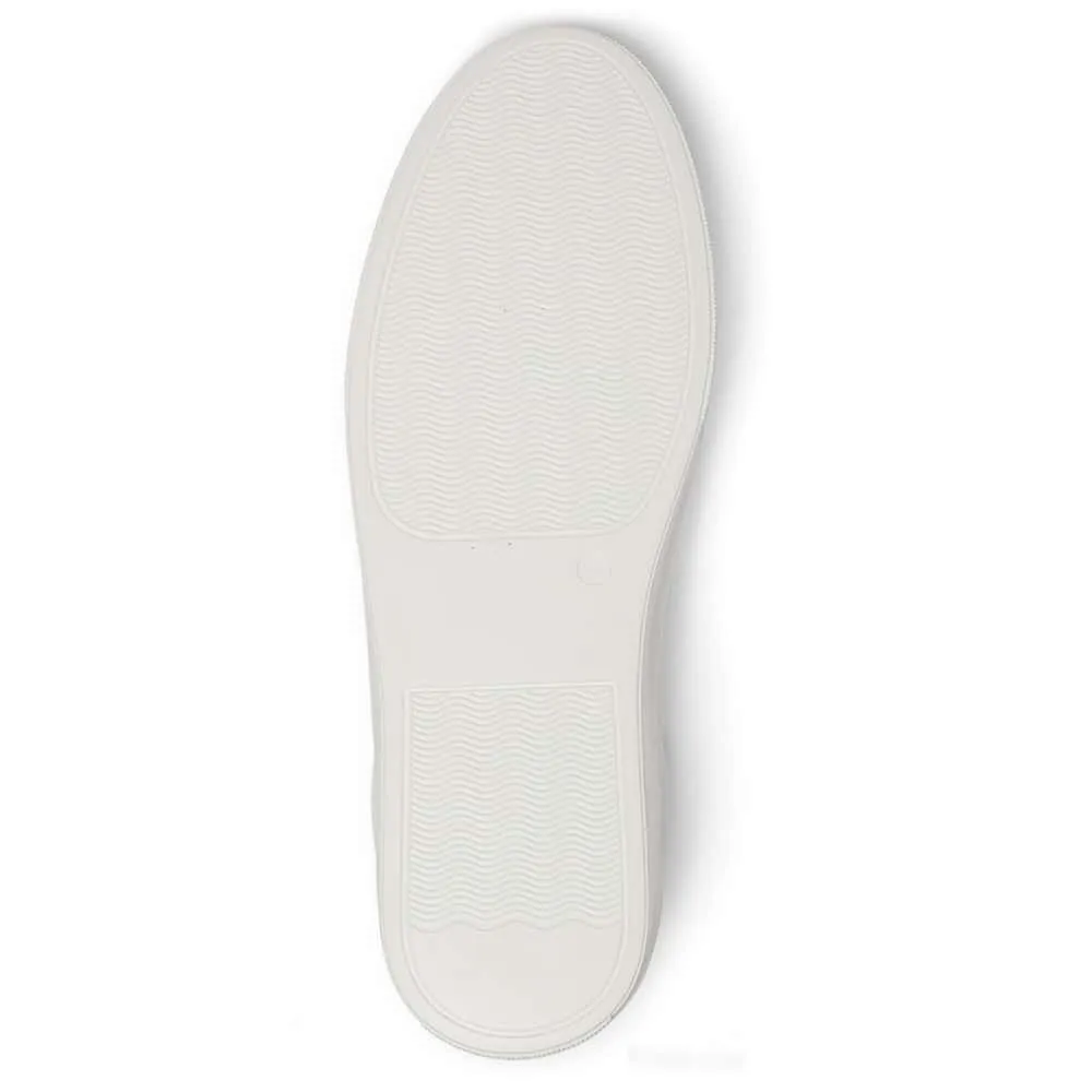 Frenzy Sneaker in White Leather