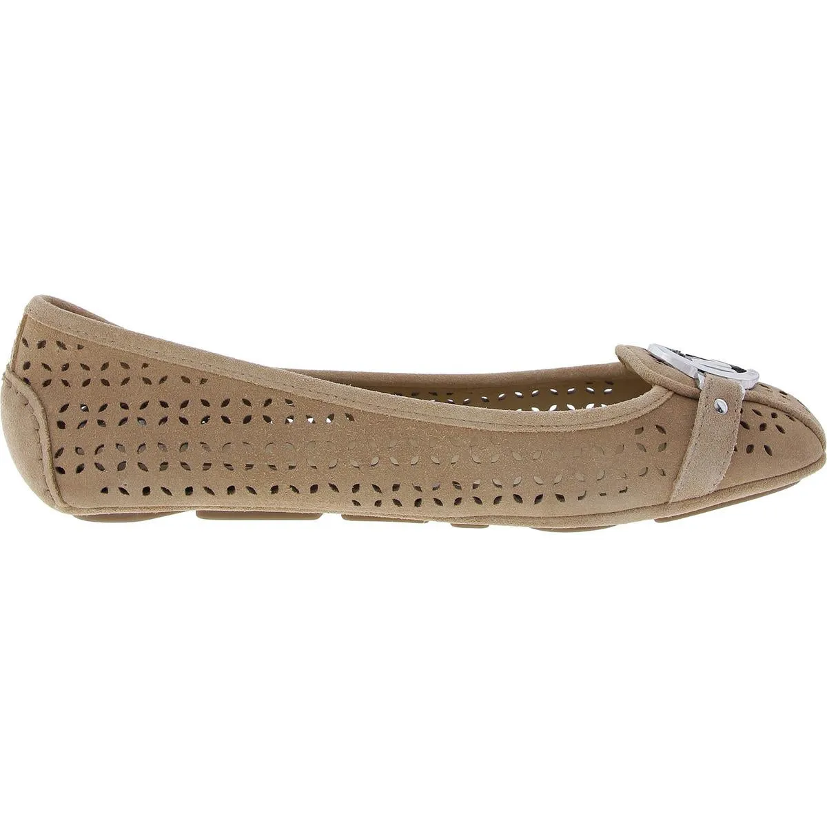 Fulton Womens Embellished Moccasin Flats