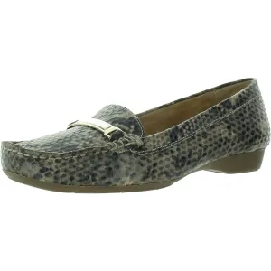 Gadget Womens Embellished Smoking Loafers