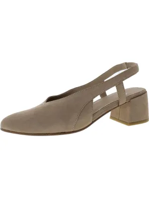 GALS-TN Womens Leather Pointed Toe Slingbacks