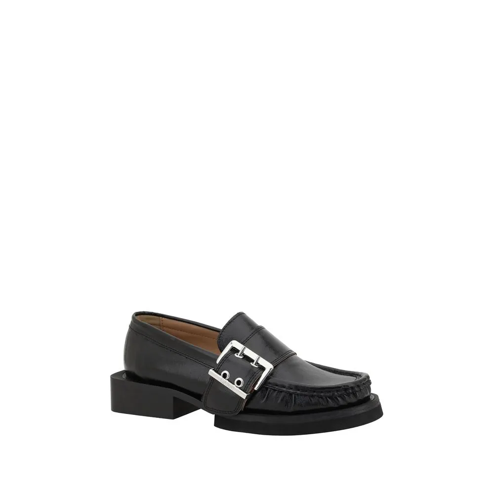 Ganni Feminine Buckle Women's Loafers