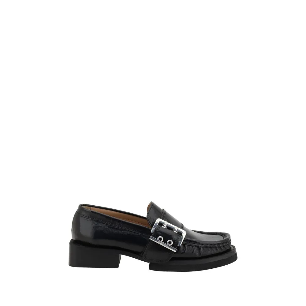 Ganni Feminine Buckle Women's Loafers