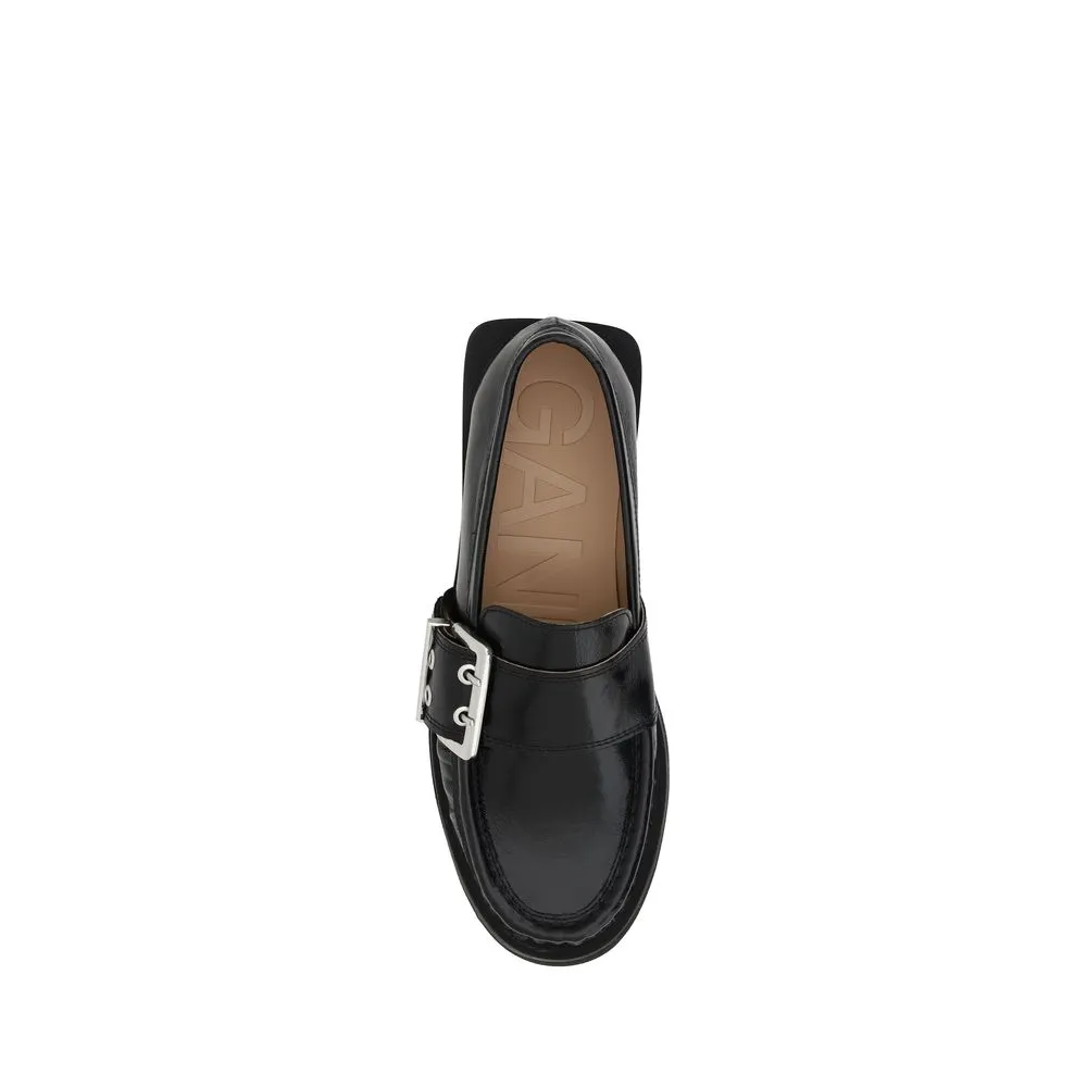Ganni Feminine Buckle Women's Loafers