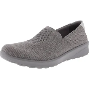 Getty Womens Mesh Memory Foam Slip-On Sneakers