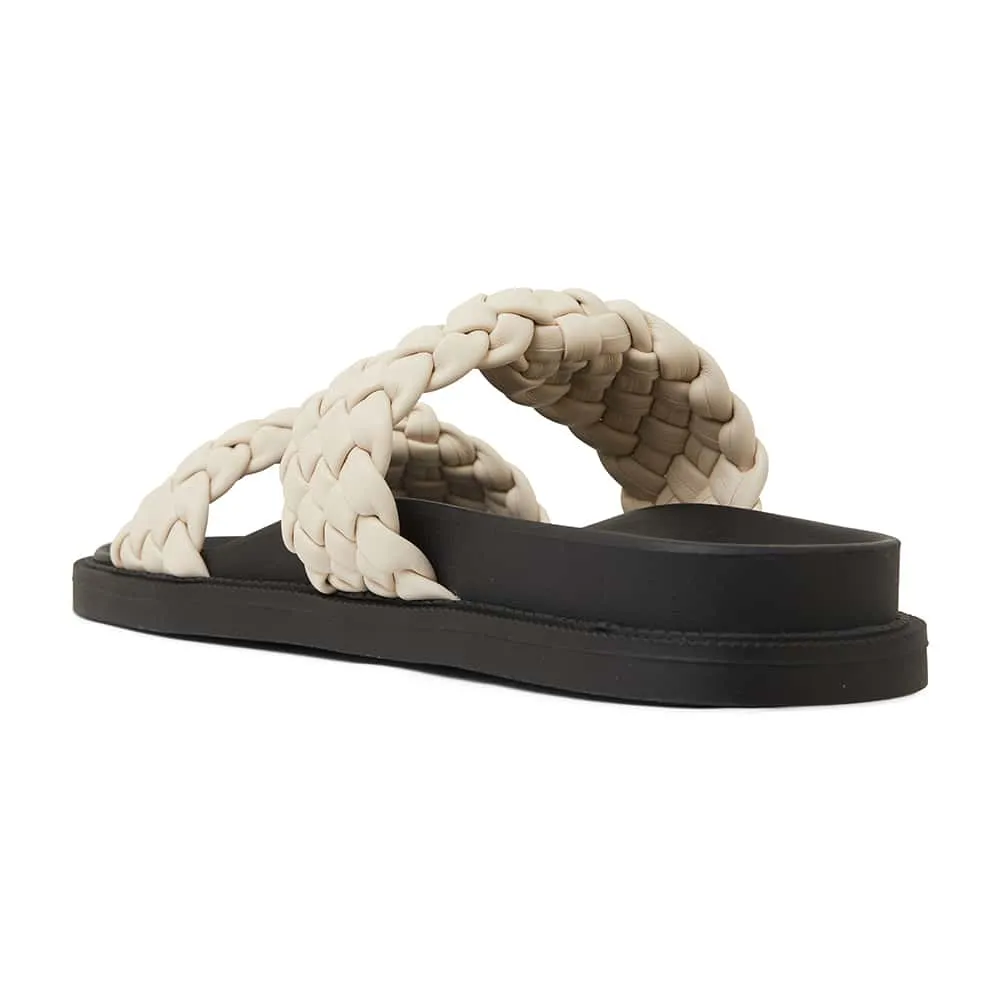 Ghost Slide in Nude And Black Smooth