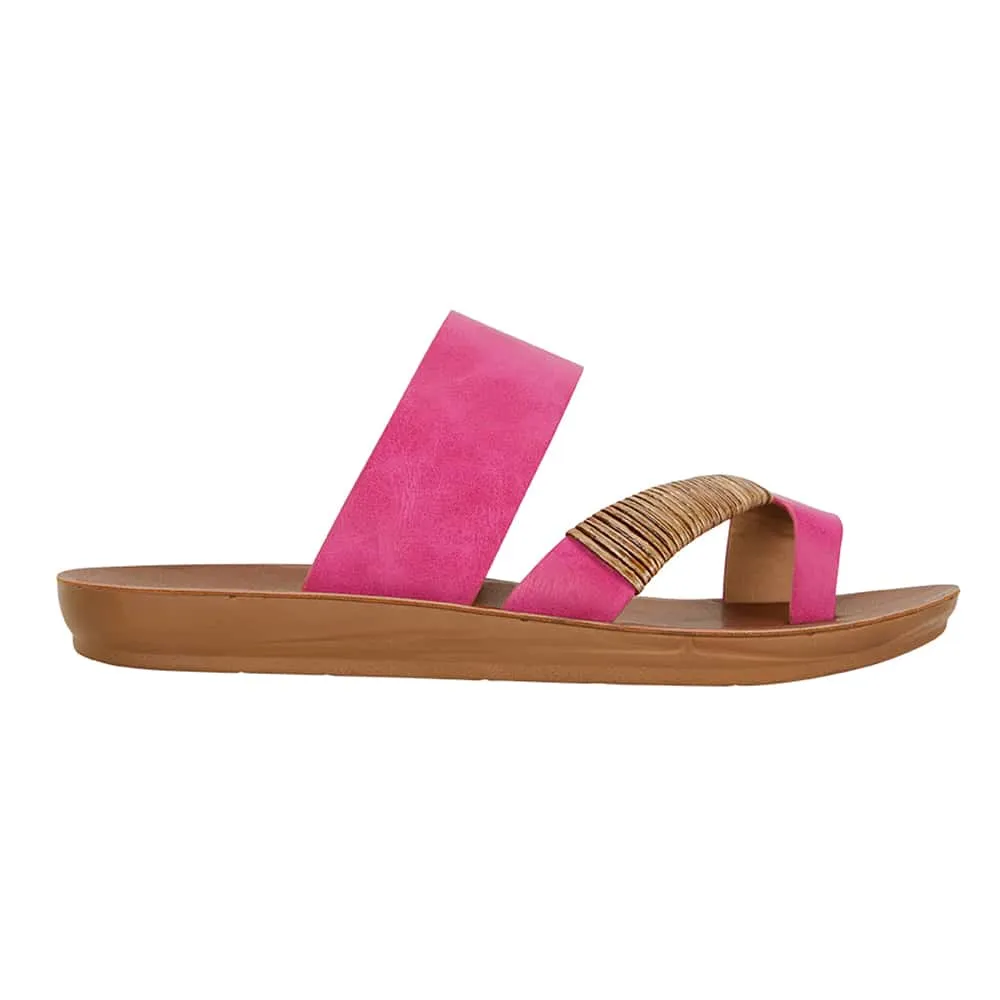 Gidget Sandal in Pink Smooth
