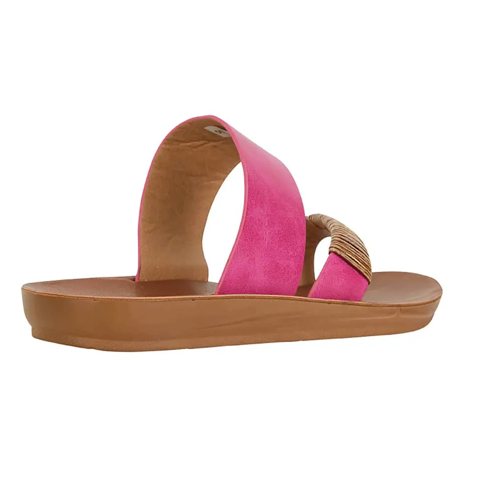 Gidget Sandal in Pink Smooth