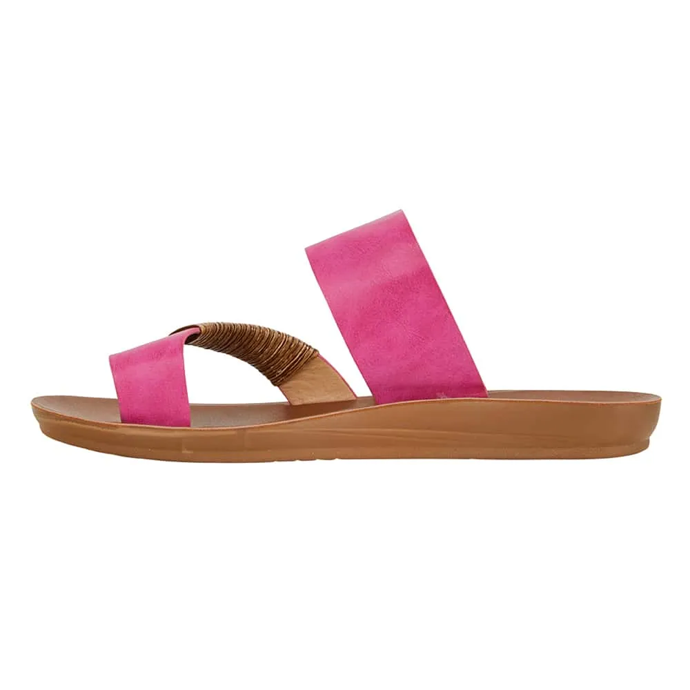 Gidget Sandal in Pink Smooth
