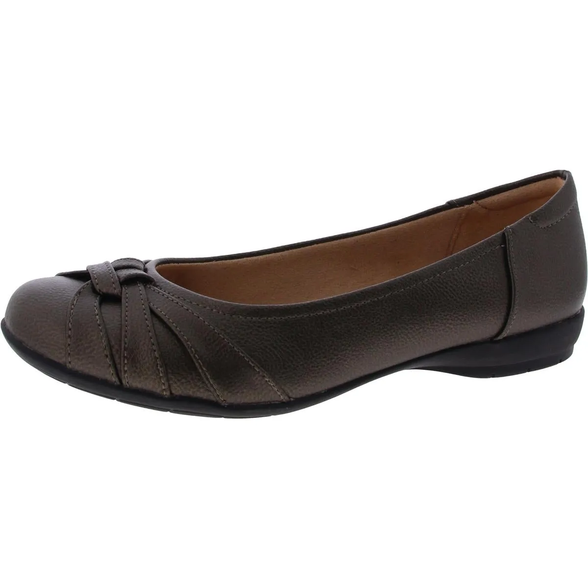 Gift Womens Faux Leather Slip On Flats