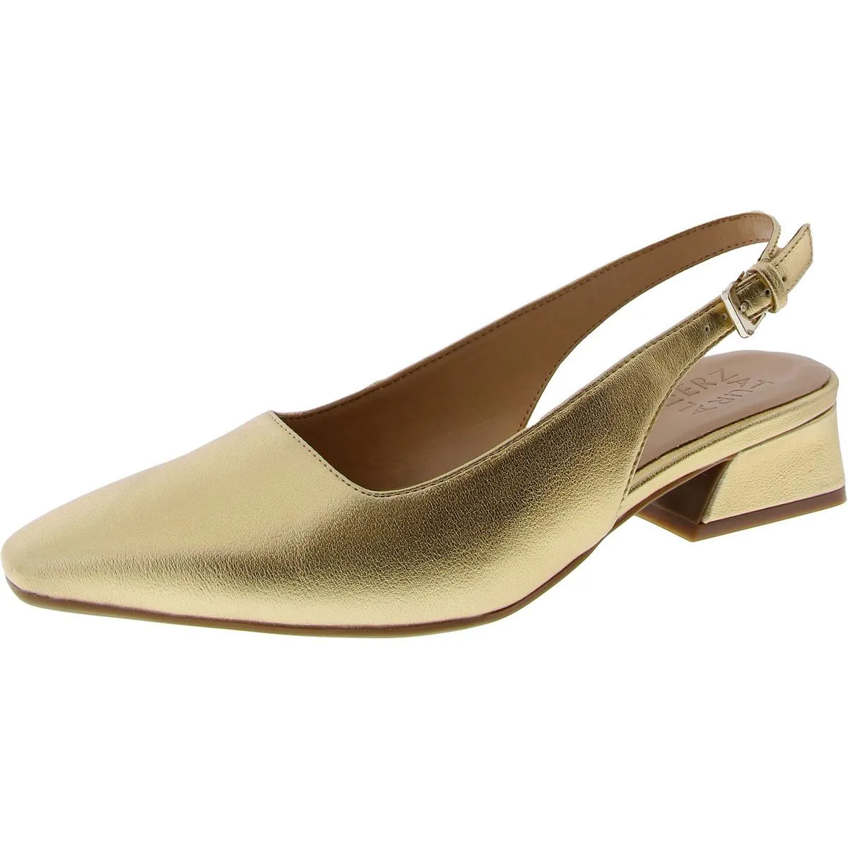 GINGER Womens Comfort Insole Manmade Slingbacks