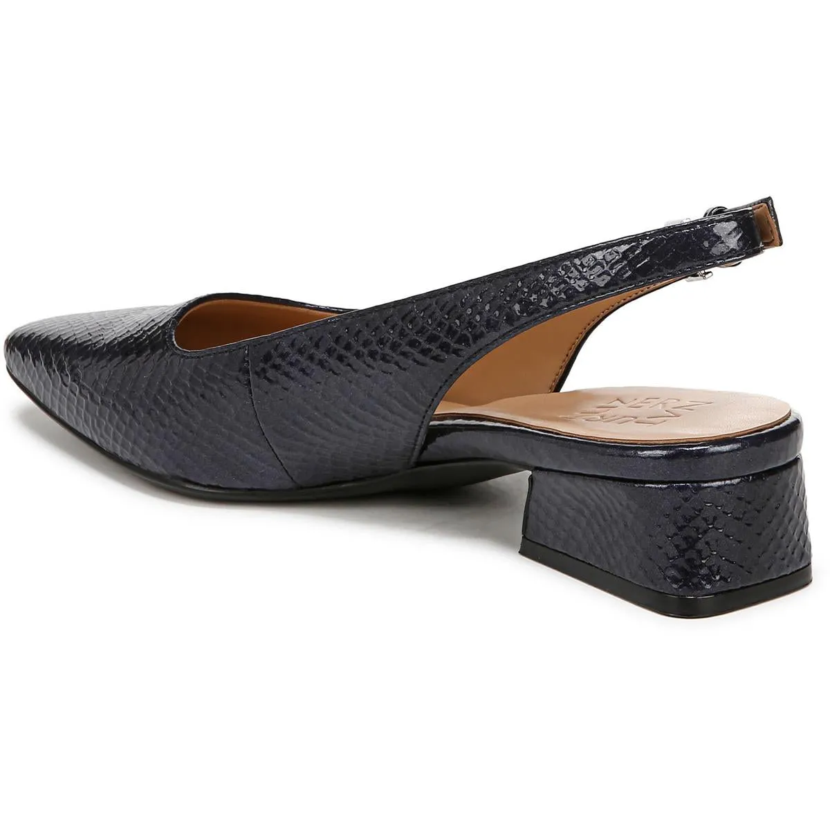 GINGER Womens Comfort Insole Manmade Slingbacks