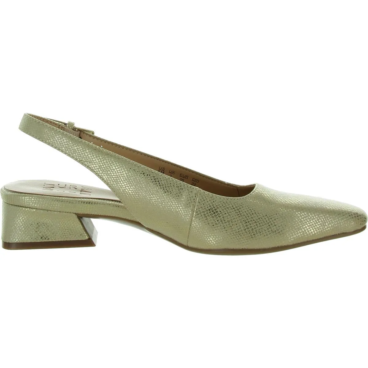 GINGER Womens Comfort Insole Manmade Slingbacks