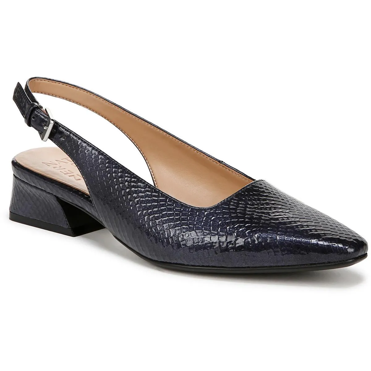GINGER Womens Comfort Insole Manmade Slingbacks