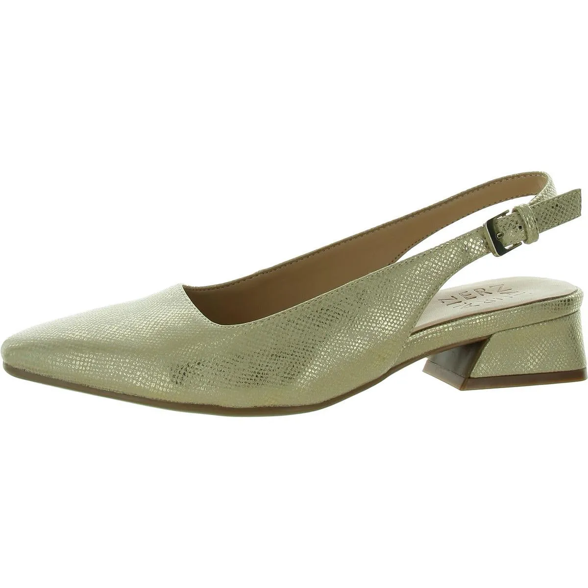 GINGER Womens Comfort Insole Manmade Slingbacks
