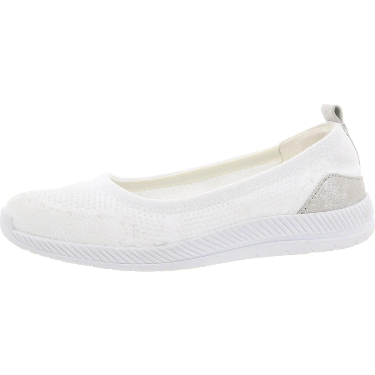 Glitz Womens Metallic Slip On Slip-On Sneakers
