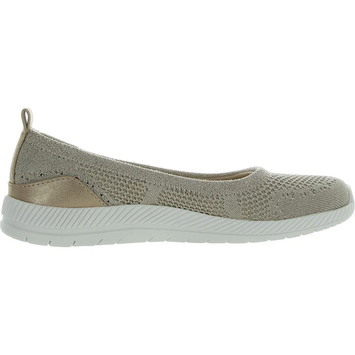 Glitz Womens Metallic Slip On Slip-On Sneakers