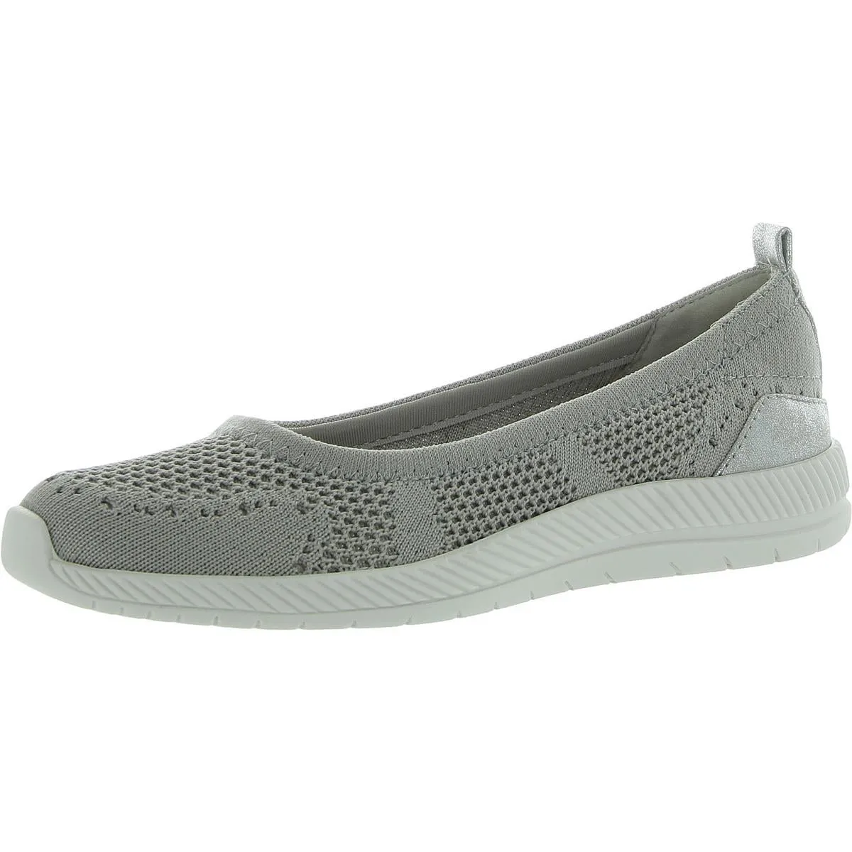 Glitz Womens Metallic Slip On Slip-On Sneakers