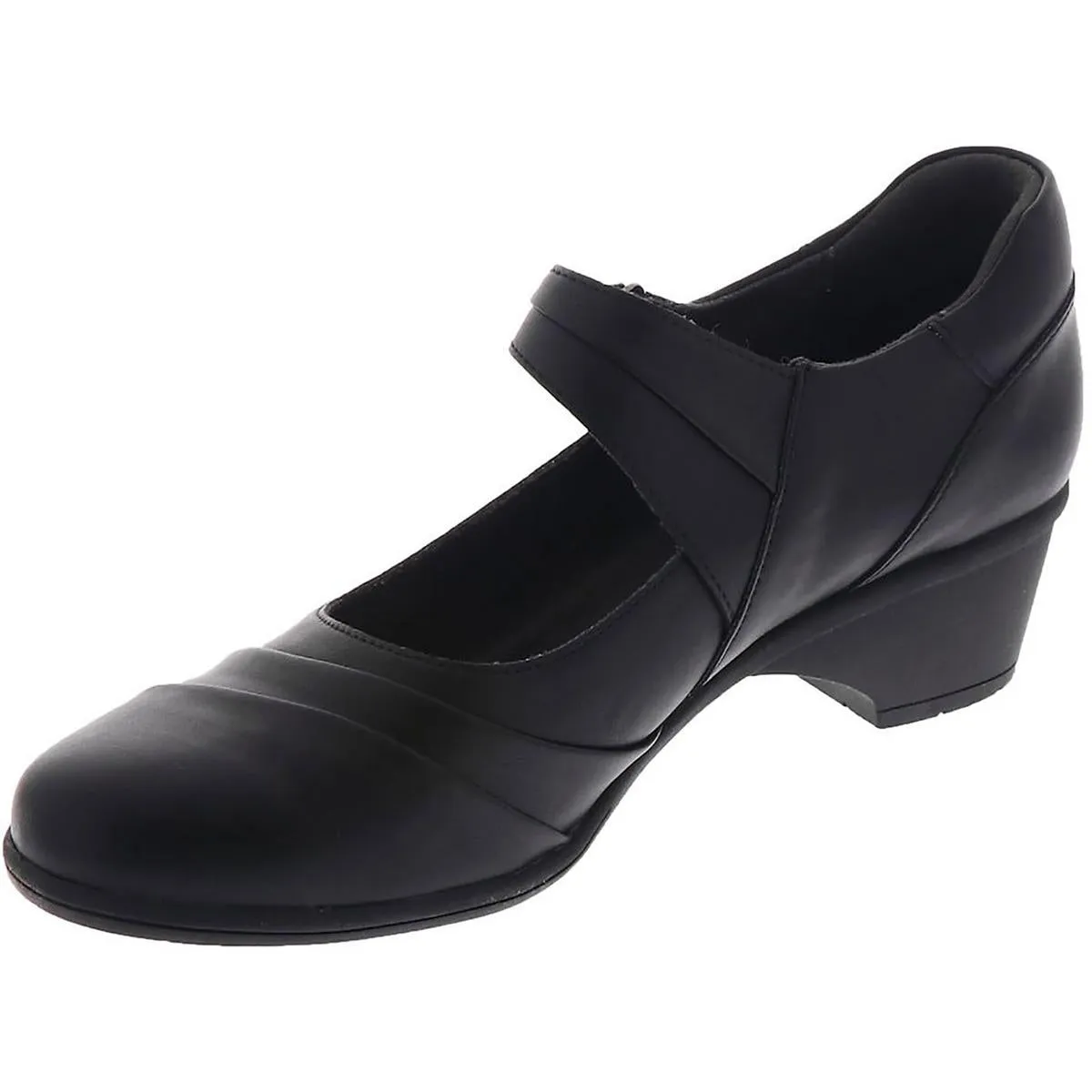 Gloria Womens Block heel Almond Toe Mary Janes