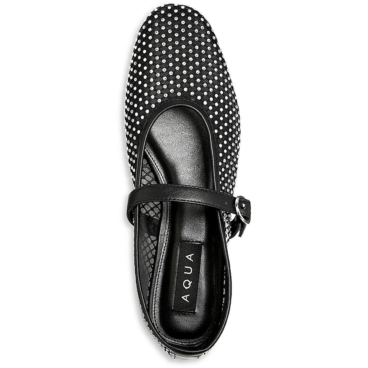 Goldi Womens Caged Buckle Ballet Flats