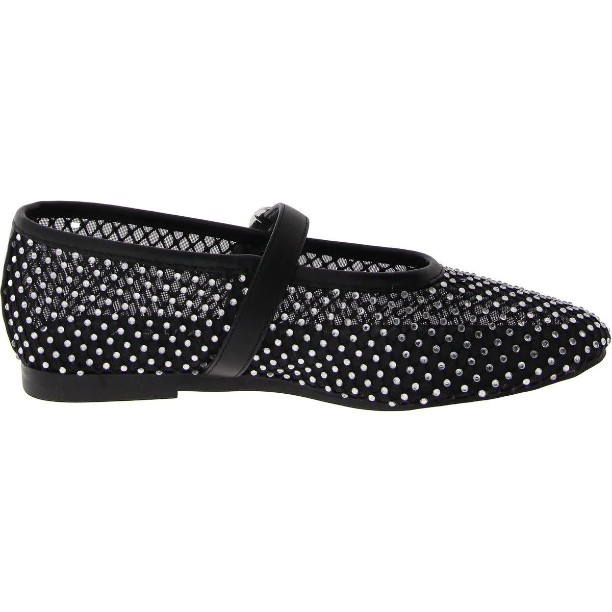 Goldi Womens Caged Buckle Ballet Flats