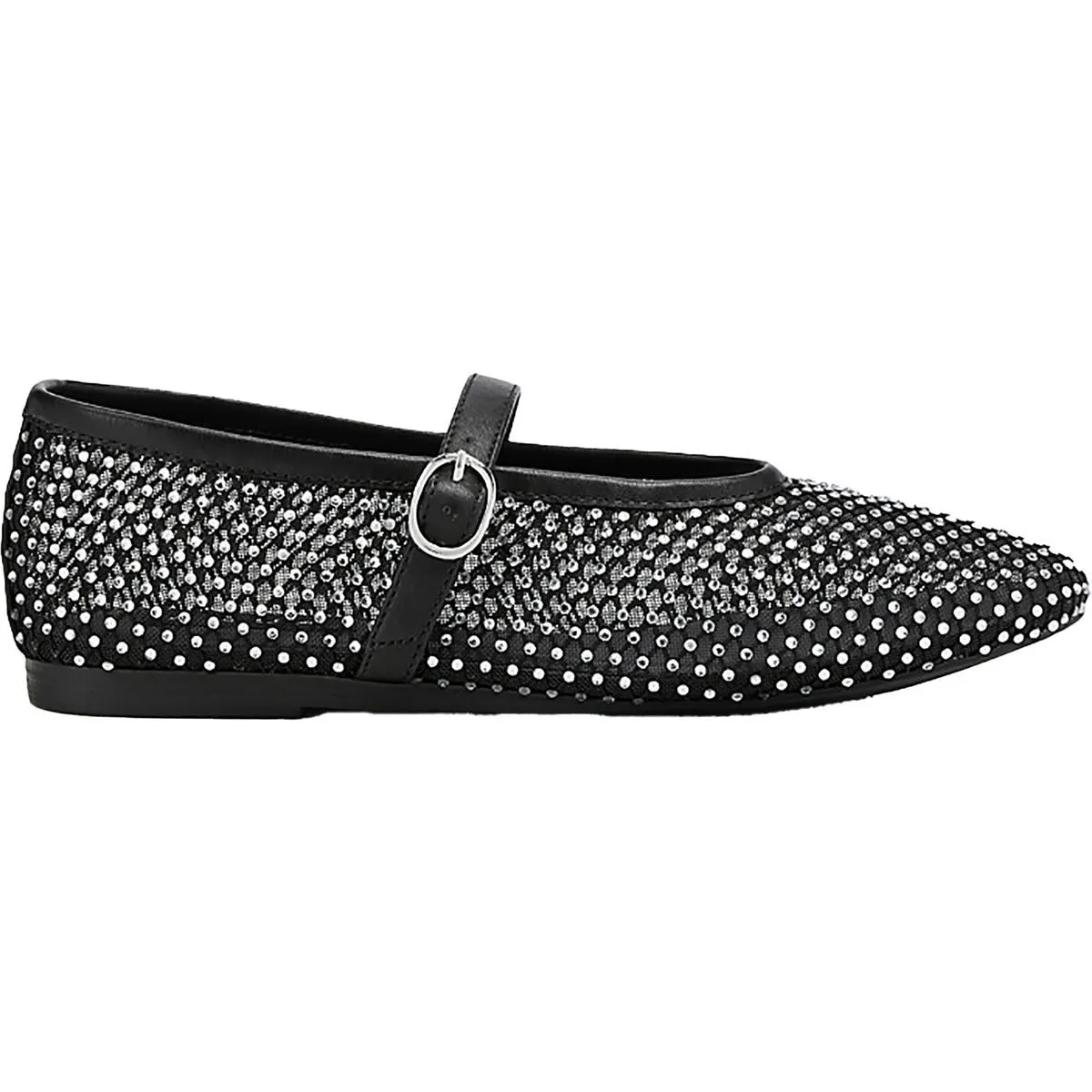 Goldi Womens Caged Buckle Ballet Flats