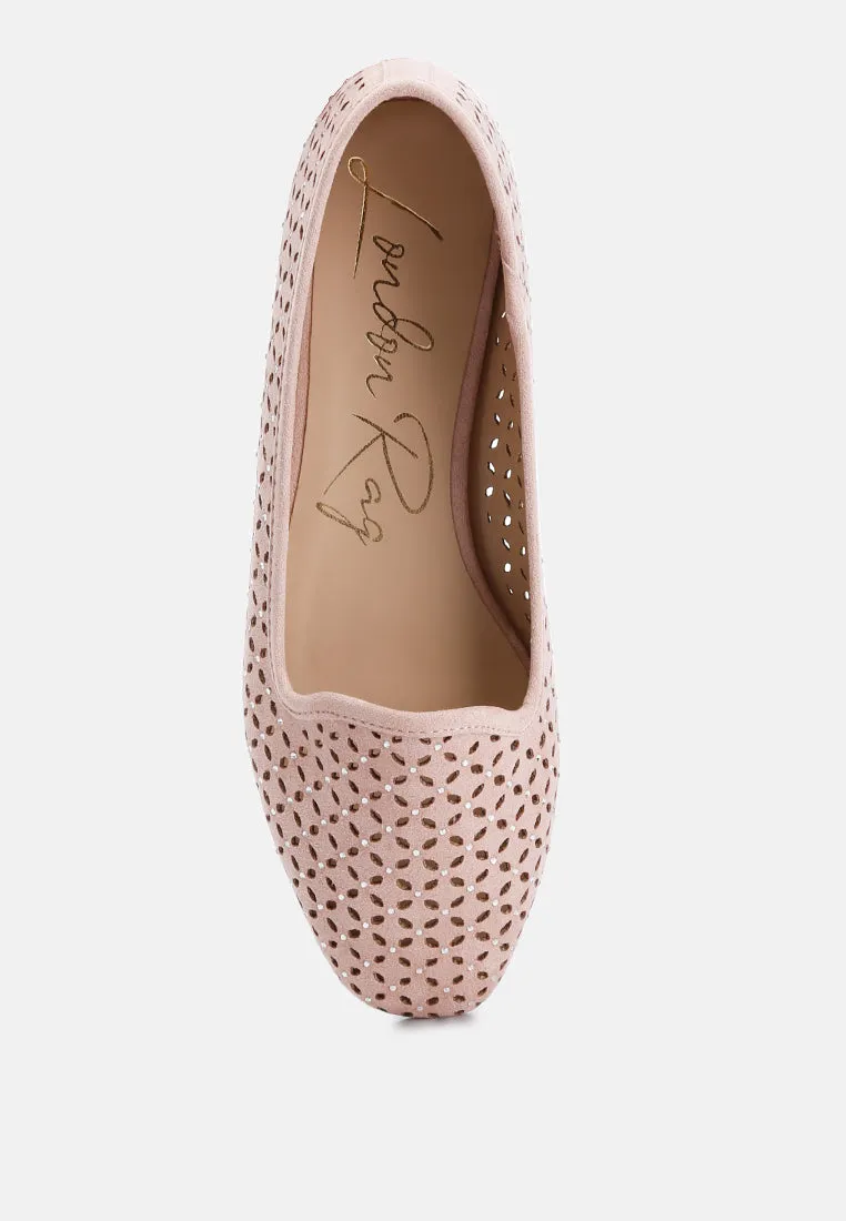 gordon perforated ballerinas