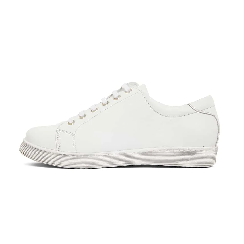 Grand Sneaker in White Leather