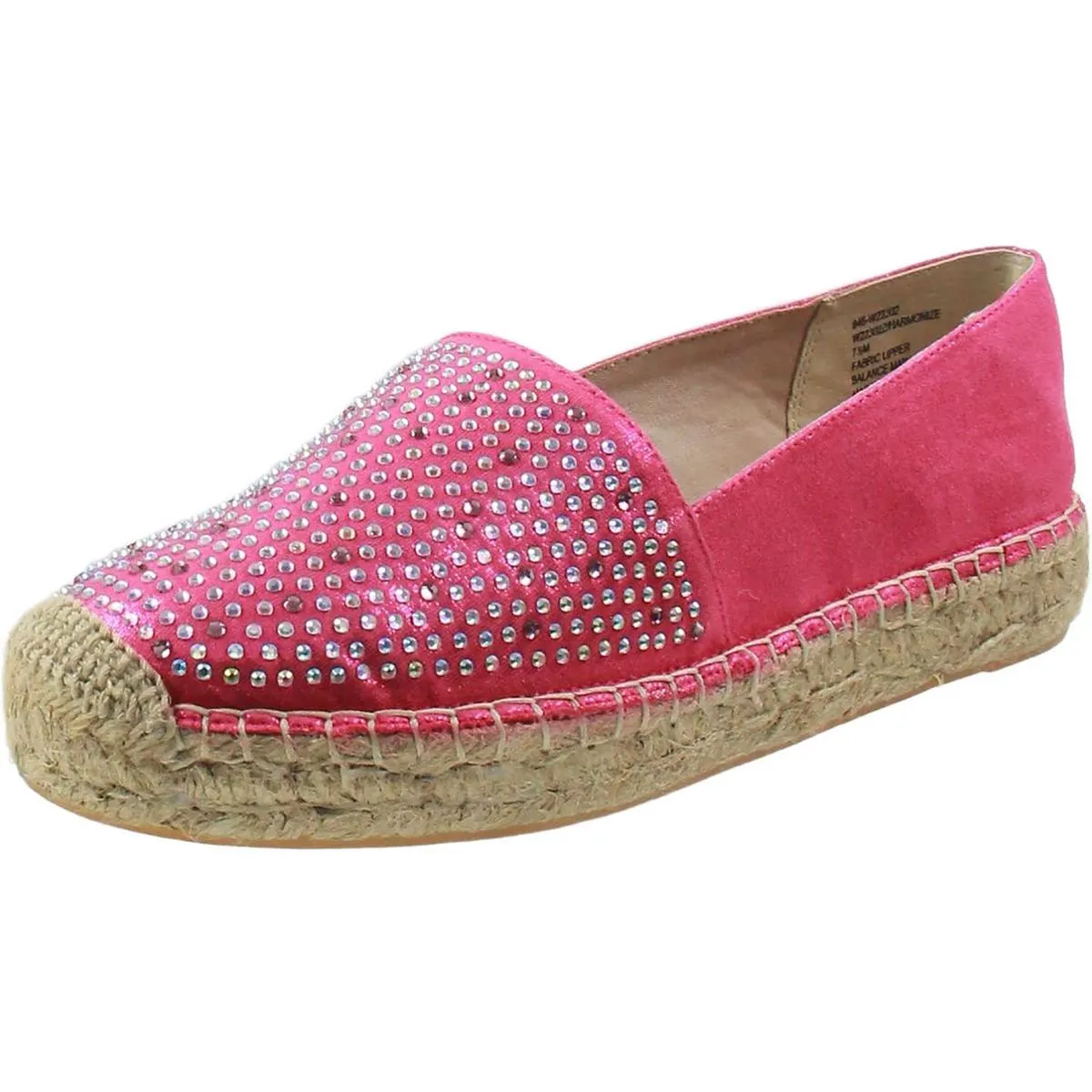 Harmonize Womens Jeweled Manmade Loafers