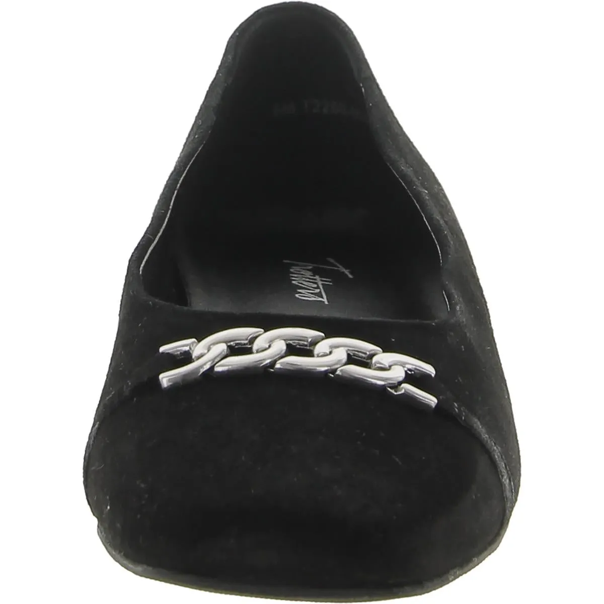 Harmony Womens Suede Slip-On Ballet Flats