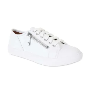 Hawk Sneaker in White Leather