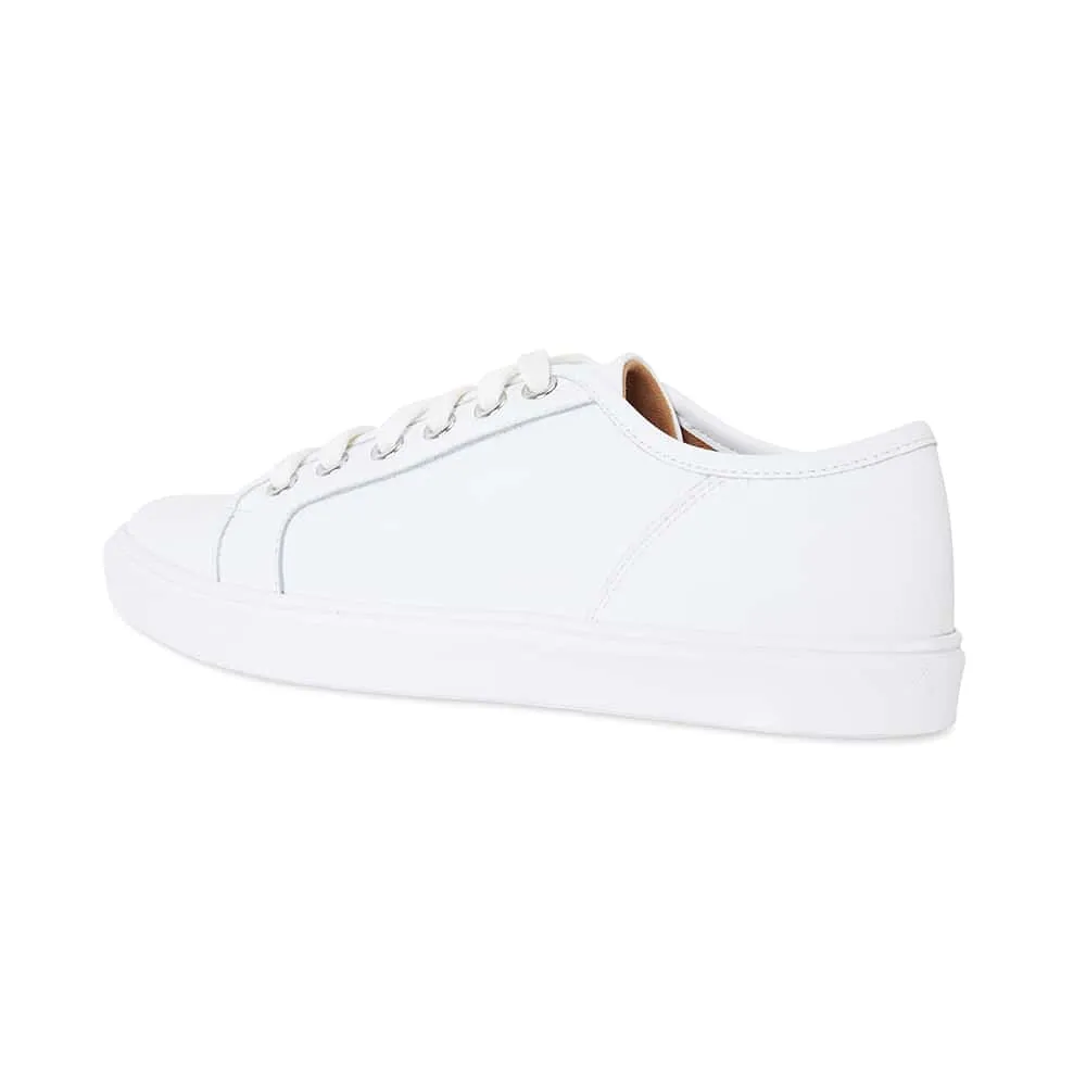Hawk Sneaker in White Leather