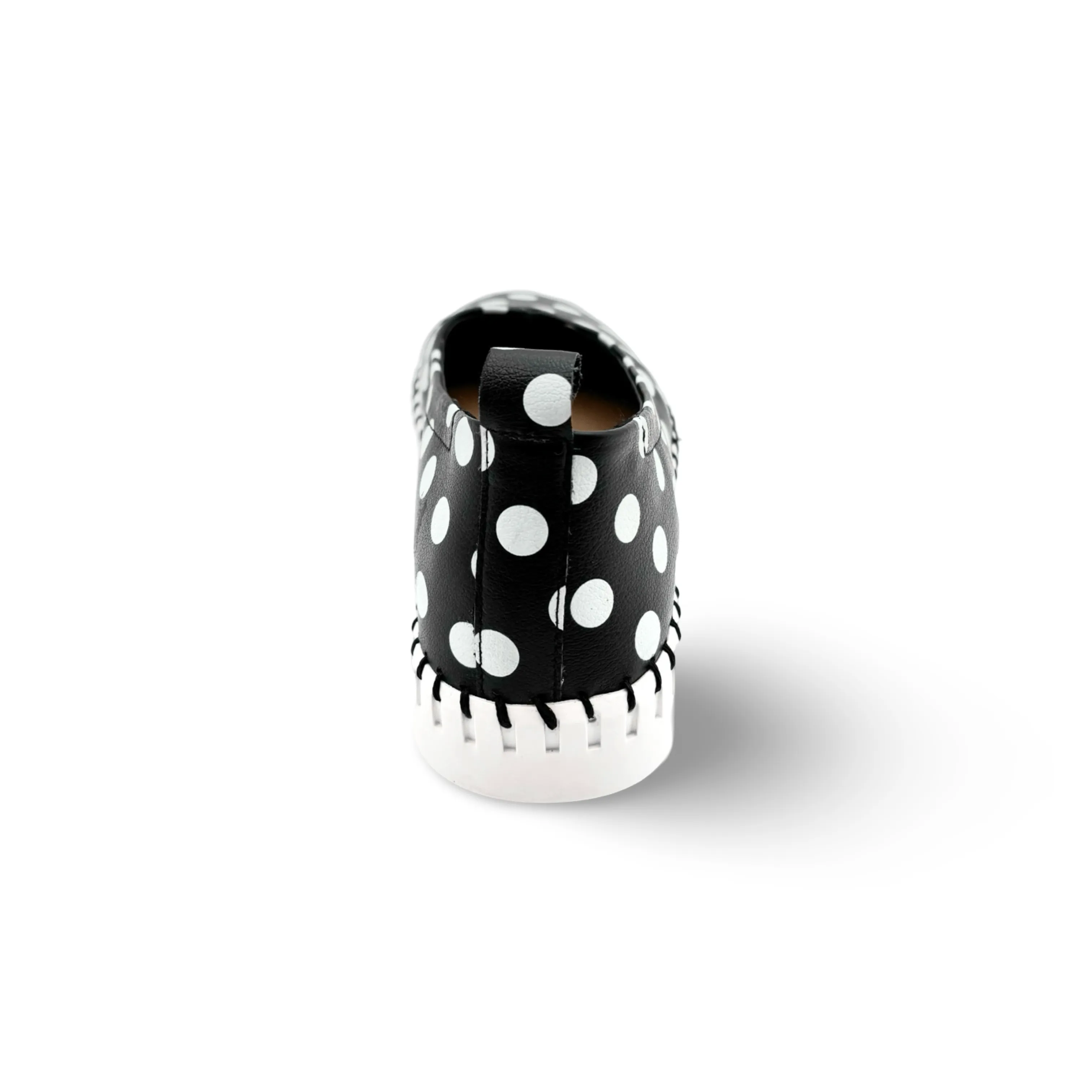 Heaton Black/White Spot Flat