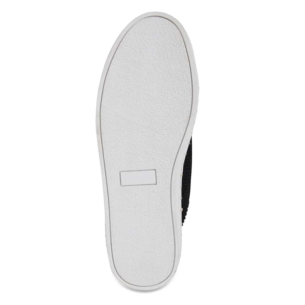 Herald Sneaker in Black Fabric