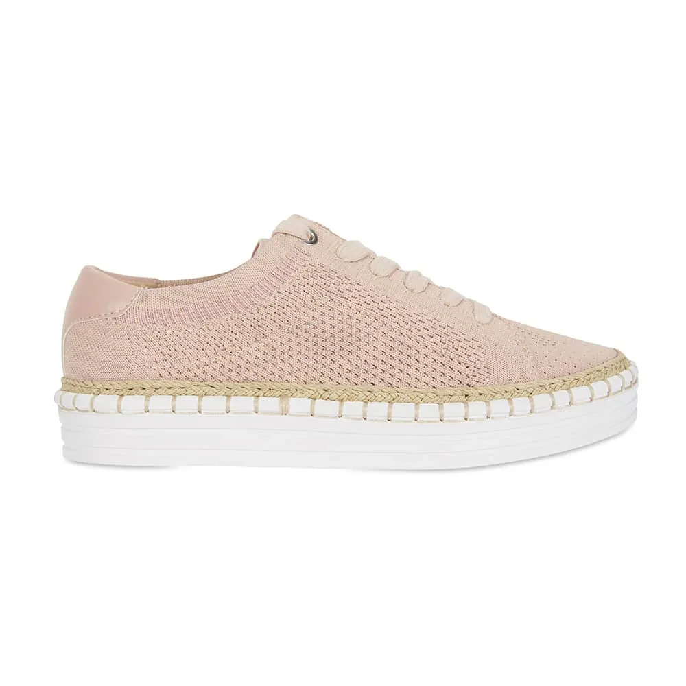 Herald Sneaker in Blush Fabric