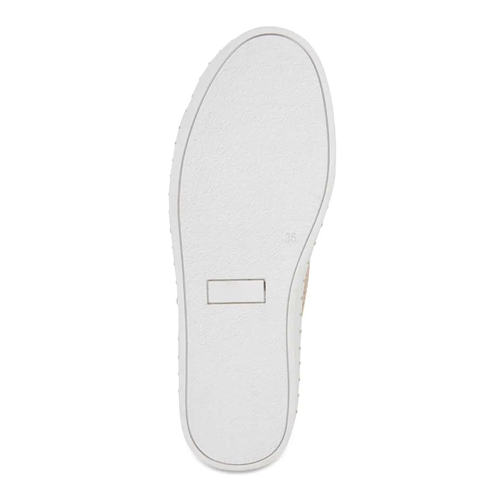 Herald Sneaker in Blush Fabric