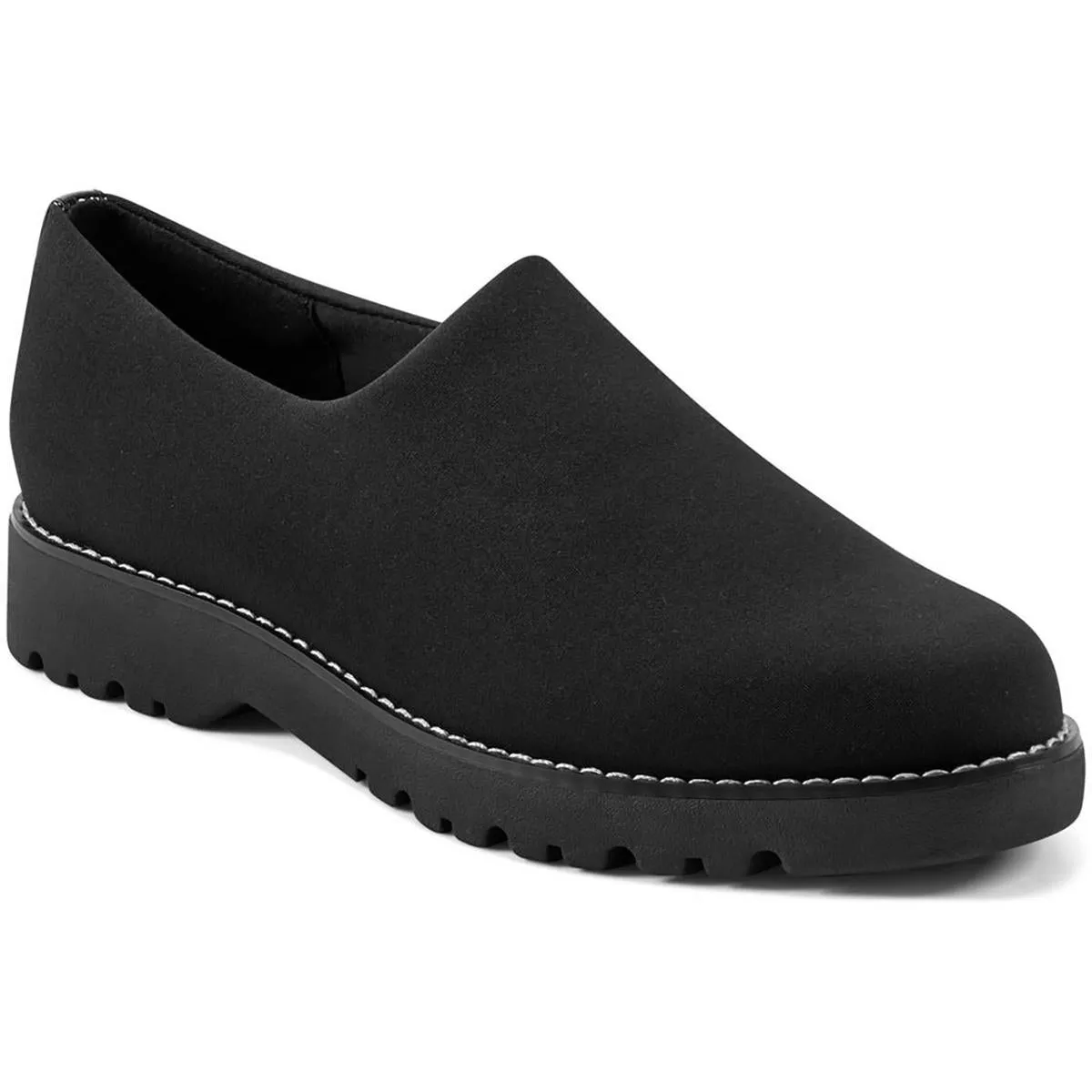 Hewitt 2 Womens Padded Insole Knit Slip-On Sneakers