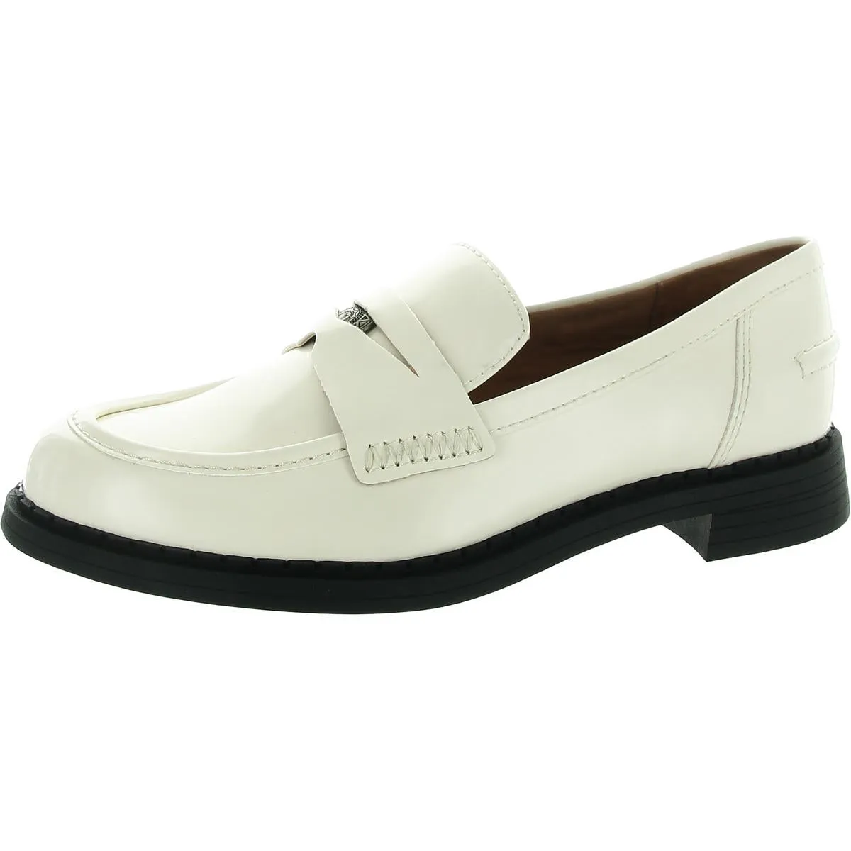 Hunter Womens Embellished Patent Loafers