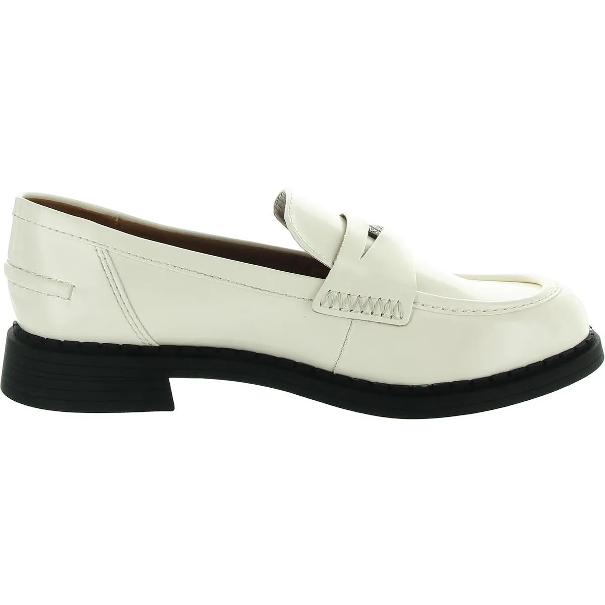 Hunter Womens Embellished Patent Loafers