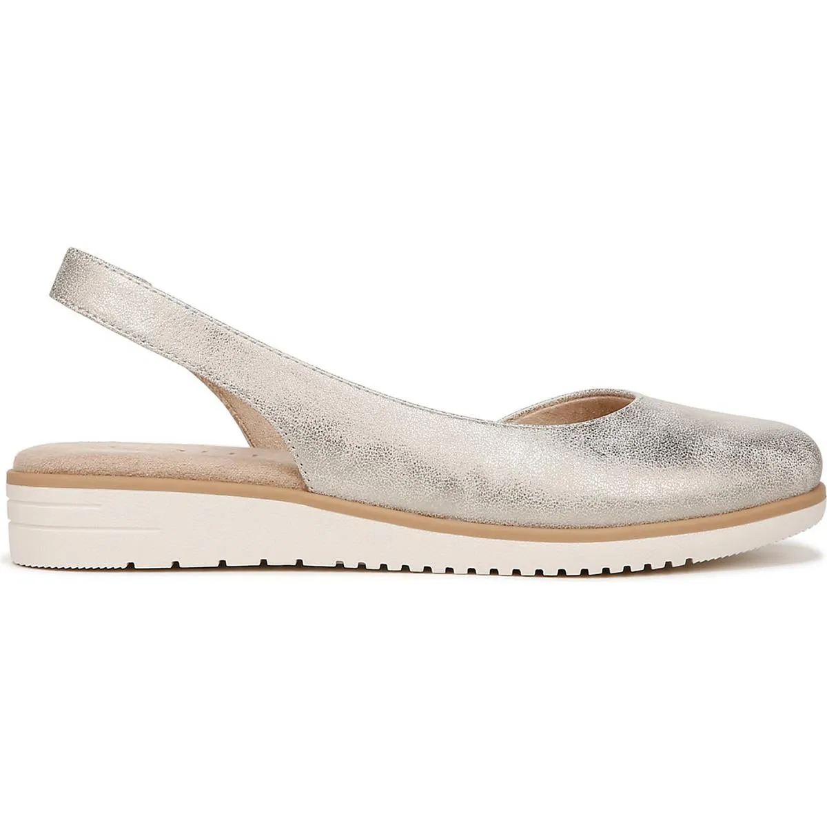 IDEA DORSAY Womens Faux Leather Round toe Ballet Flats