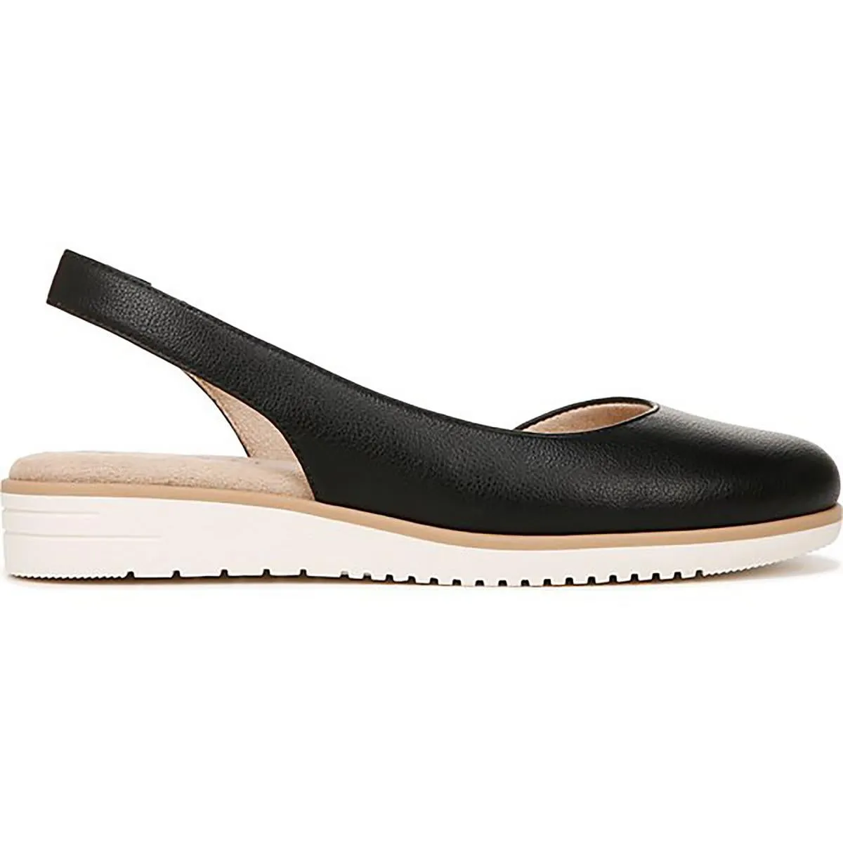 IDEA DORSAY Womens Faux Leather Round toe Ballet Flats
