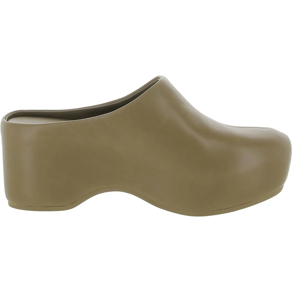 Isa Clog Womens Faux Leather Casual Clogs