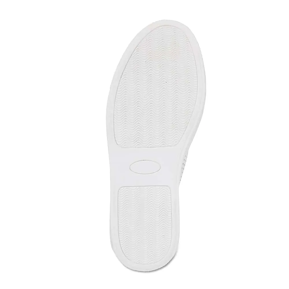 Jasper Boot in White Smooth