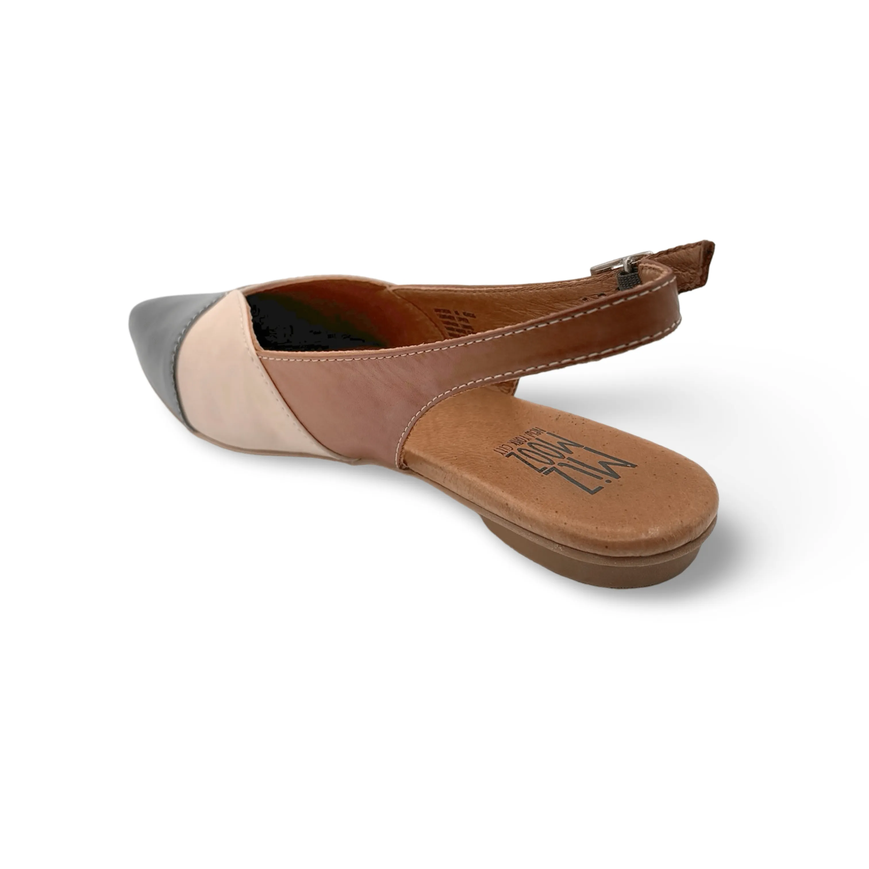 Jayden Black/Cream/Brown Flat