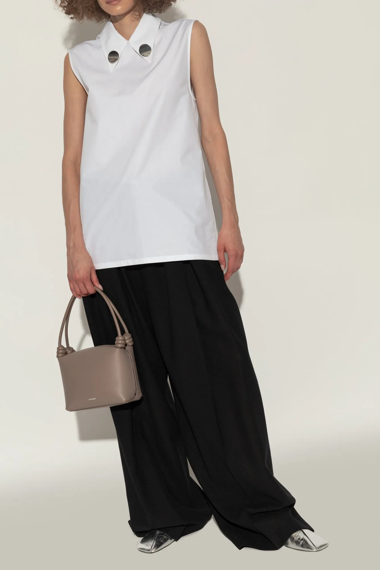 Jil Sander Leather Ballerinas