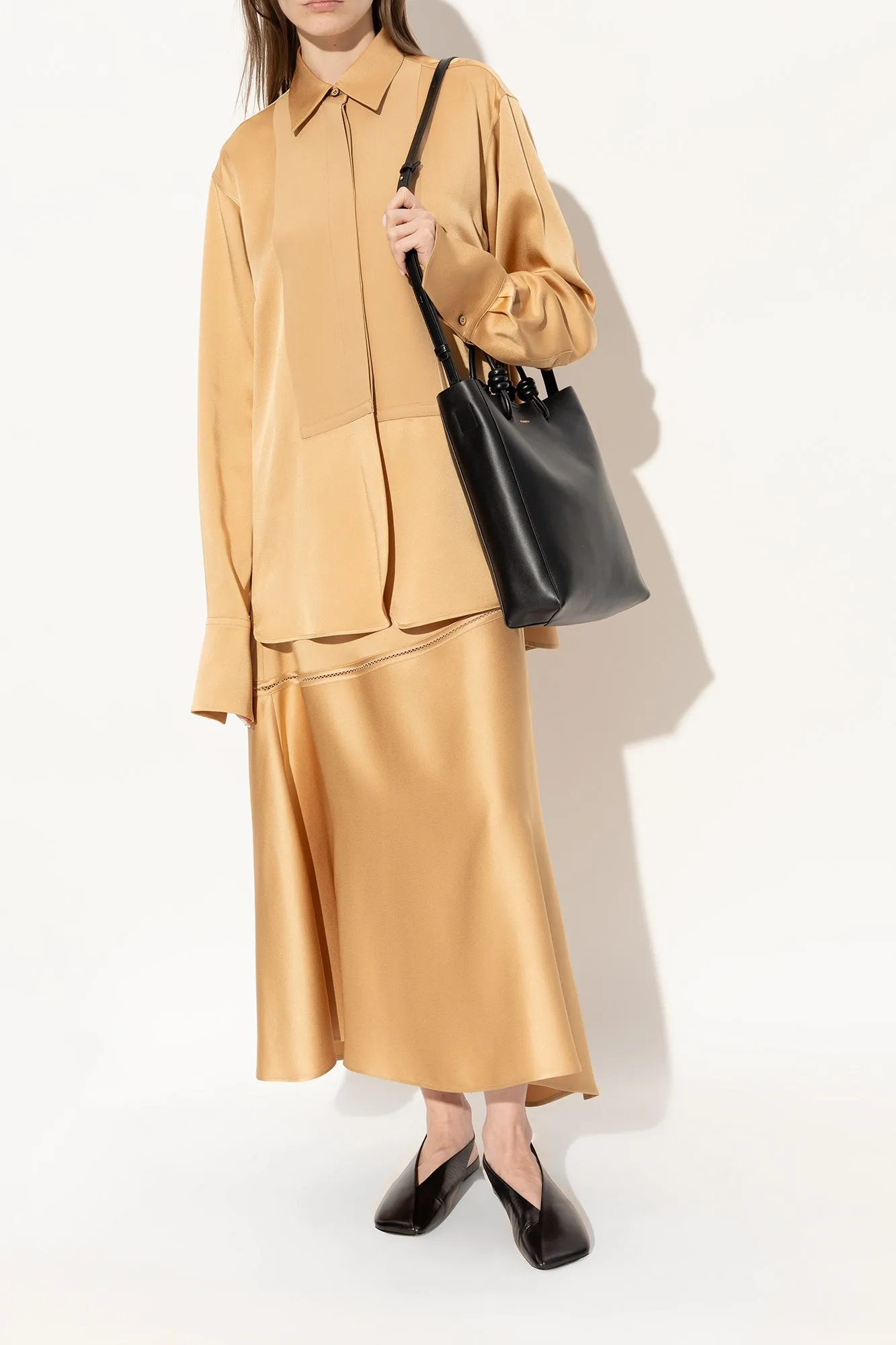 Jil Sander Leather Ballet Flats