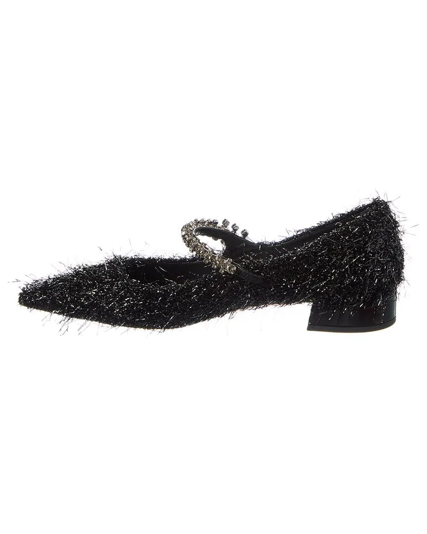 Jimmy Choo Bing Tinsel Flat