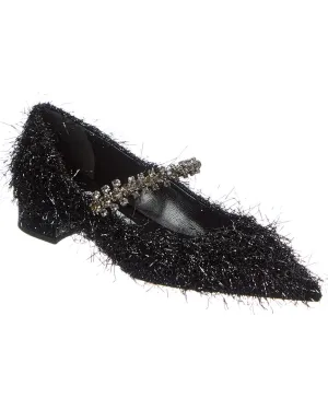 Jimmy Choo Bing Tinsel Flat