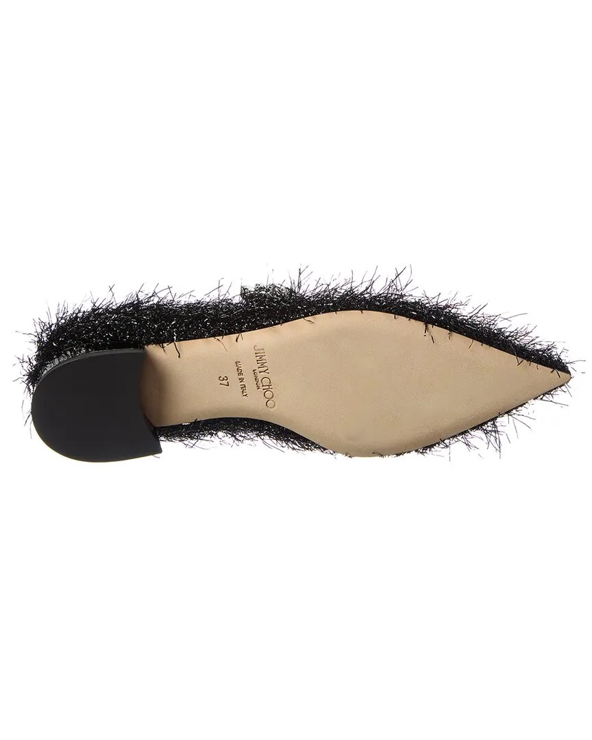 Jimmy Choo Bing Tinsel Flat